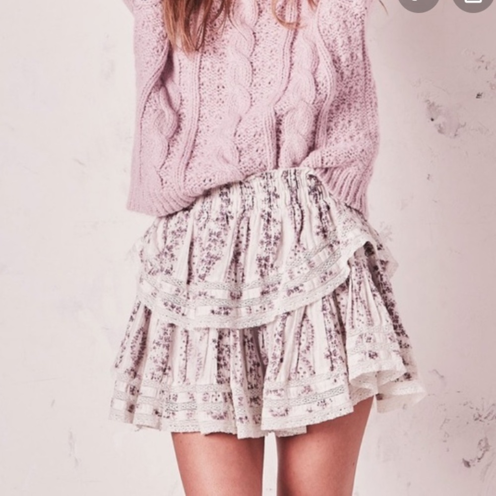 SEARCHING FOR love shack fancy lavender skirt